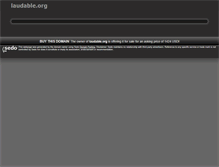 Tablet Screenshot of laudable.org